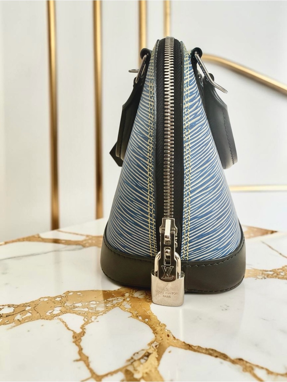 Louis Vuitton Alma BB Epi denim - Picture 4 of 8